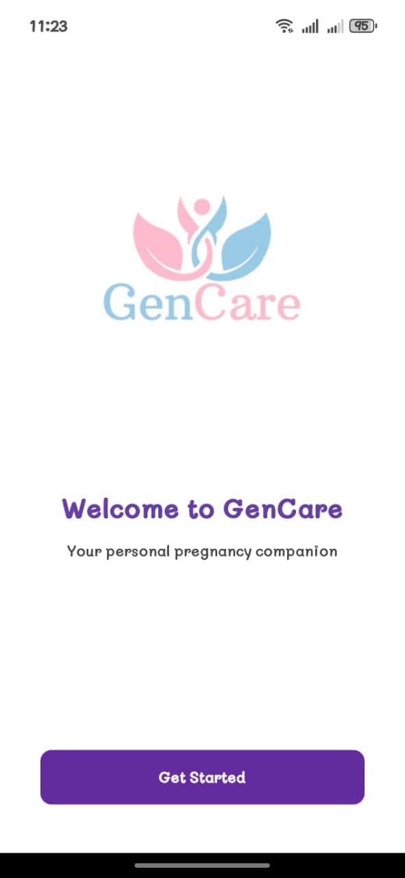 GenCare App on Phone
